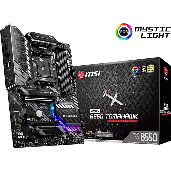 mainboard motherboard pc MSI MAG B550 TOMAHAWK mobo AMD AM4