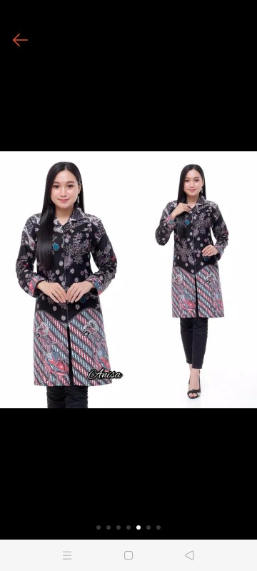 Batik Couple Motif Terbaru Pekalongan Original Zipper M L Xl Xxl Xxxl Bc 011