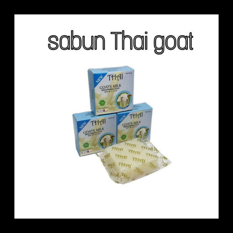 [PERLUSIN] THAI GOAT MILK BRIGHTENING SOAP