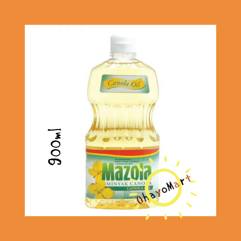 Mazola canola Oil / Minyak Kanola/ Minyak Masak 900ml