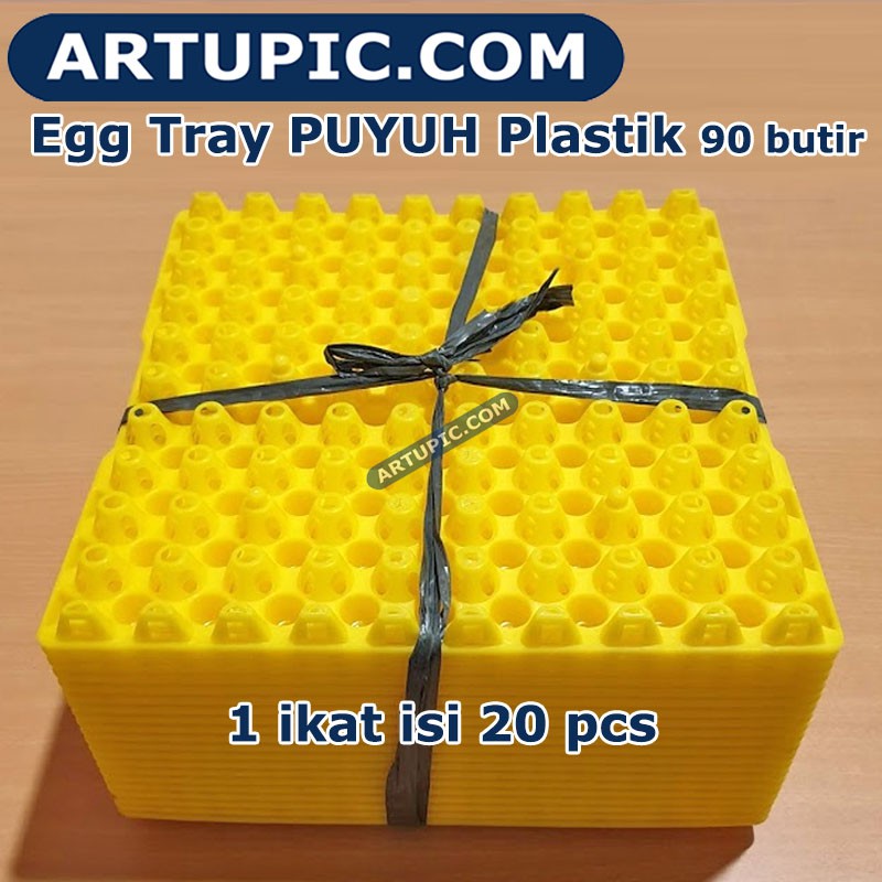 Egg Tray Puyuh Rak Tetas Tempat Telur Burung Puyuh Plastik