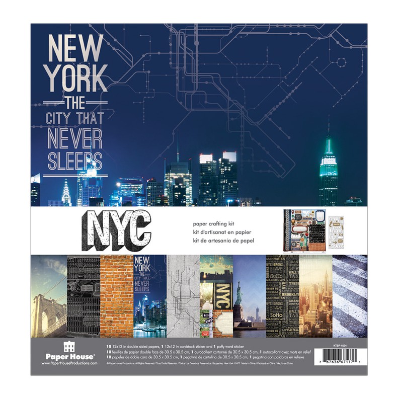 

Paper House Paper Crafting Kit-New York City