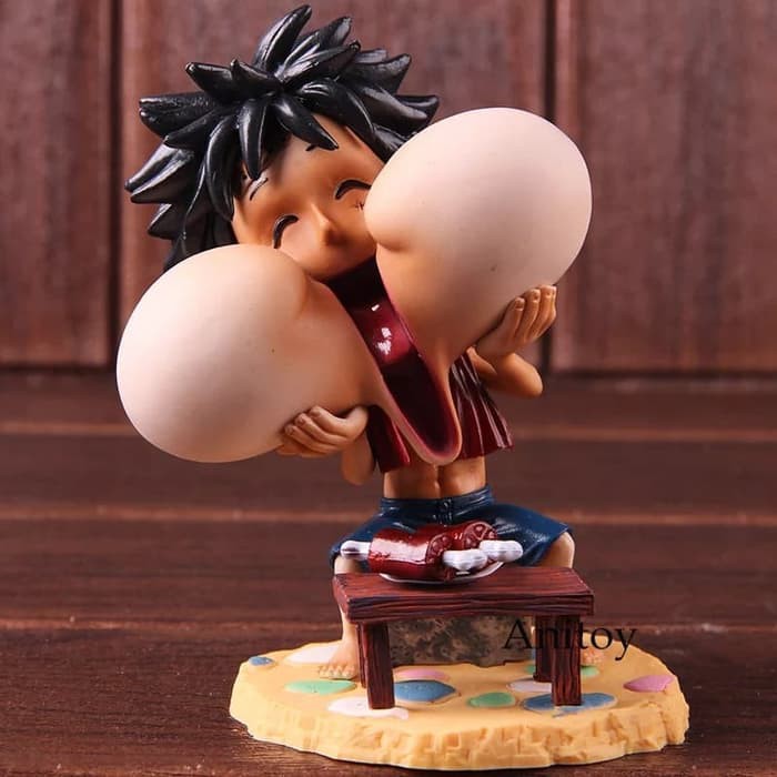 Jual One piece luffy Toofun studio recast resin action figure luffy cute Murah
