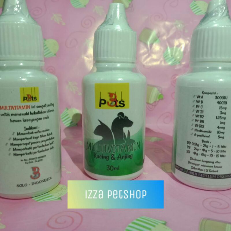 Multivitamin kucing anjing