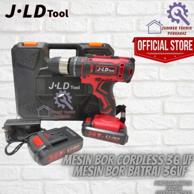 Mesin Bor Batrai 36 V / Cordless Drill 36 Vf By Jld Tool Termurah