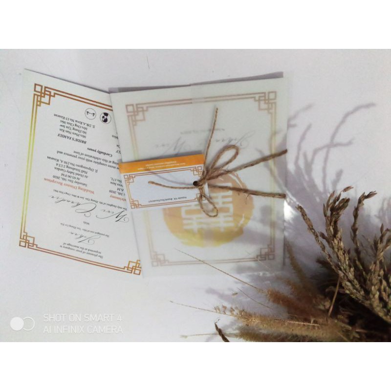 undangan custom China kalkir by request