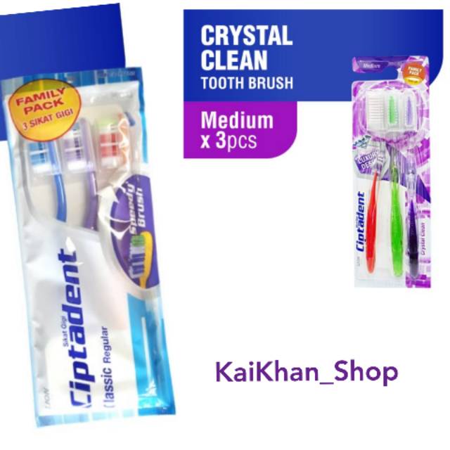 CIPTADENT Toothbrush Sikat Gigi - Isi 3