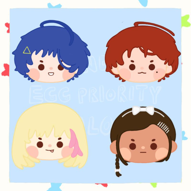 Wonder Egg Priority Keychain and Phone Strap