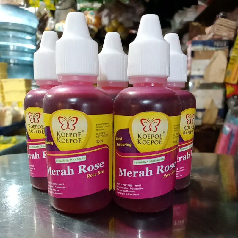 

Pewarna Merah Rose/Sepuhan Merah Rose 30ml