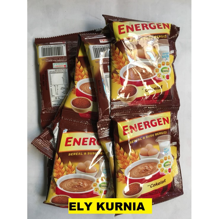 

Energen Rasa Coklat 1 Renceng isi 10 Sachet @ 30 gr