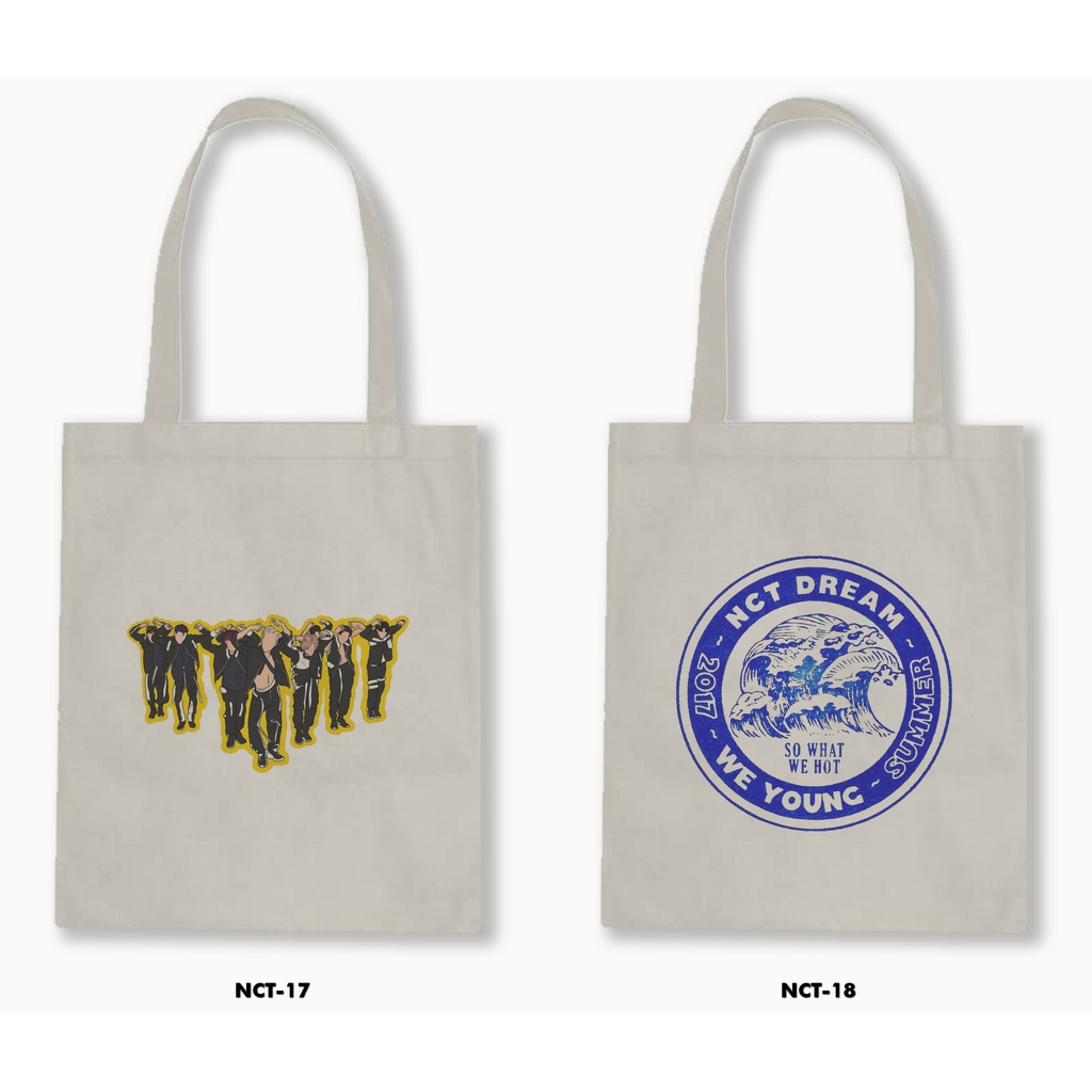 TOTE BAG BLACU - NCT / KPOP 01