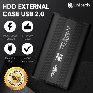 Unitech Casing External Harddisk SATA 2.5” USB 2.0