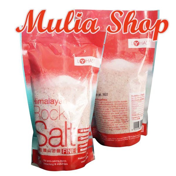 

Promo Natural Pink Himalayan Salt - Garam Himalaya 500 gram Diskon