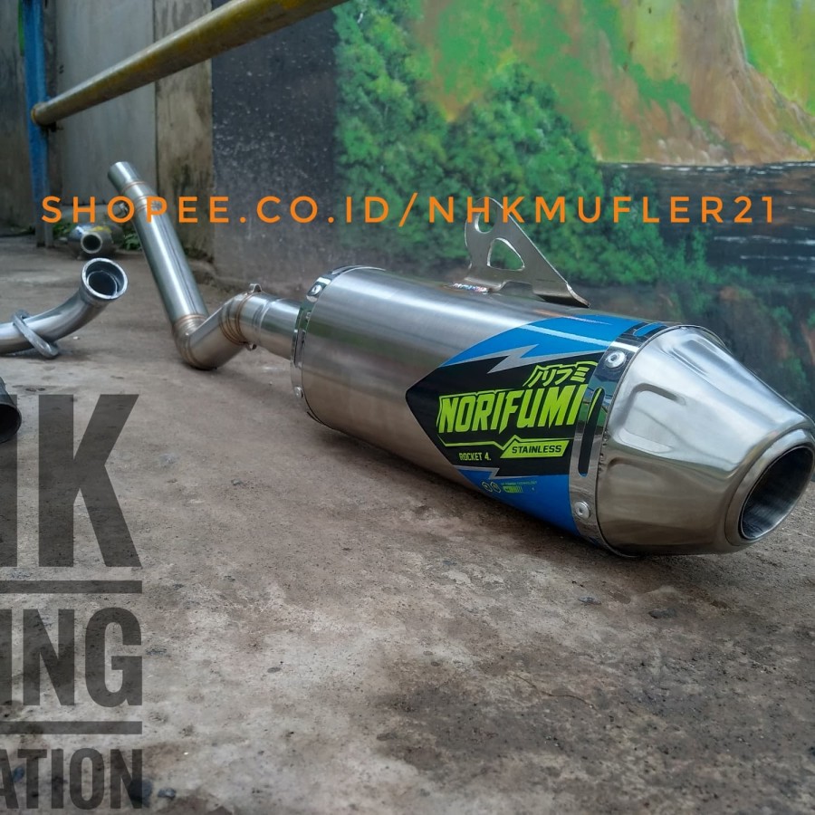 KNALPOT NORIFUMI ROCKET 4 PNP YAMAHA WR 155 YAMAHA WR155 - WR 155,,,