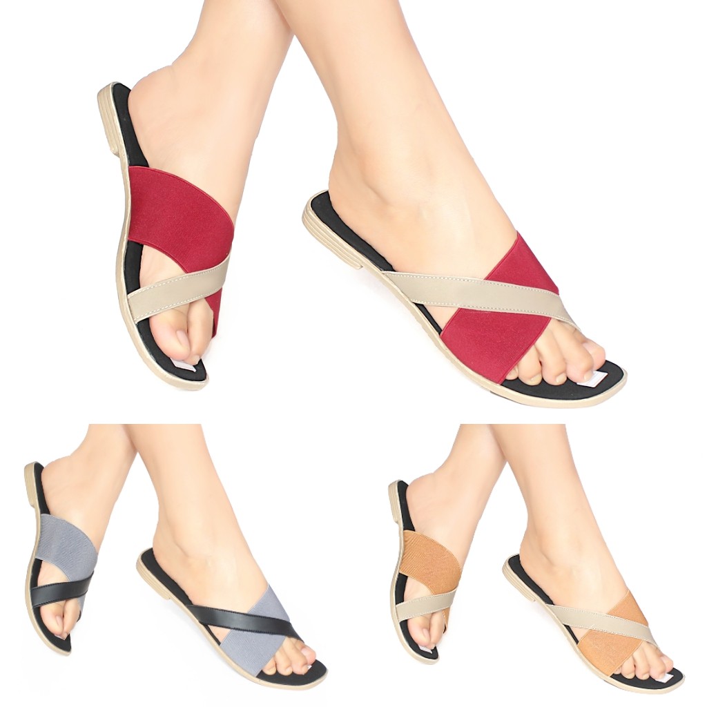 Sandal Wanita Teplek Murah SLS