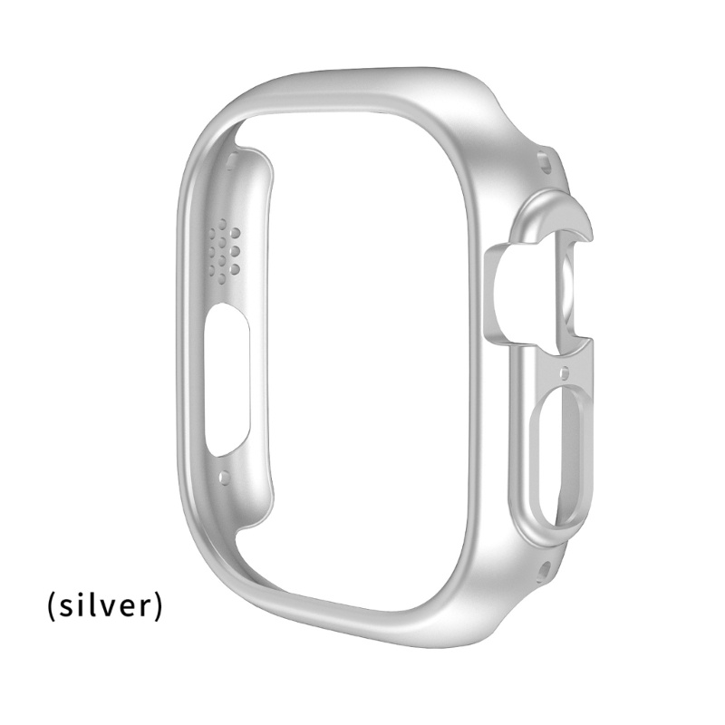 Btsg Smartwatch Bumper Cover Untuk ios Watch Ultra 49mm Pelindung Bingkai Untuk Case Half-Coverage Housing Pelindung Untuk Shel