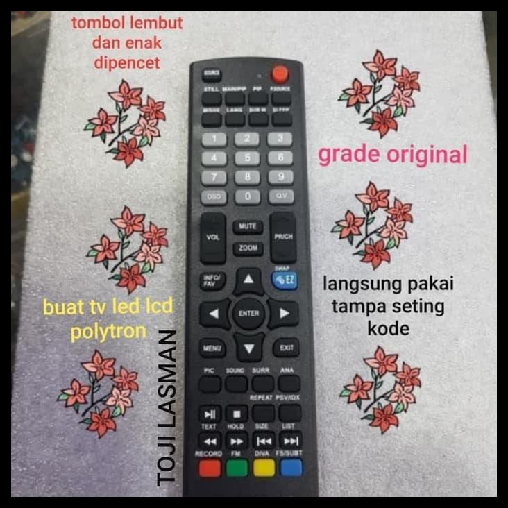 Remote Remot Tv Polytron Politron Led Lcd 811191 Smart Cinemax Bazzoke Cuci Gudang Kode 947