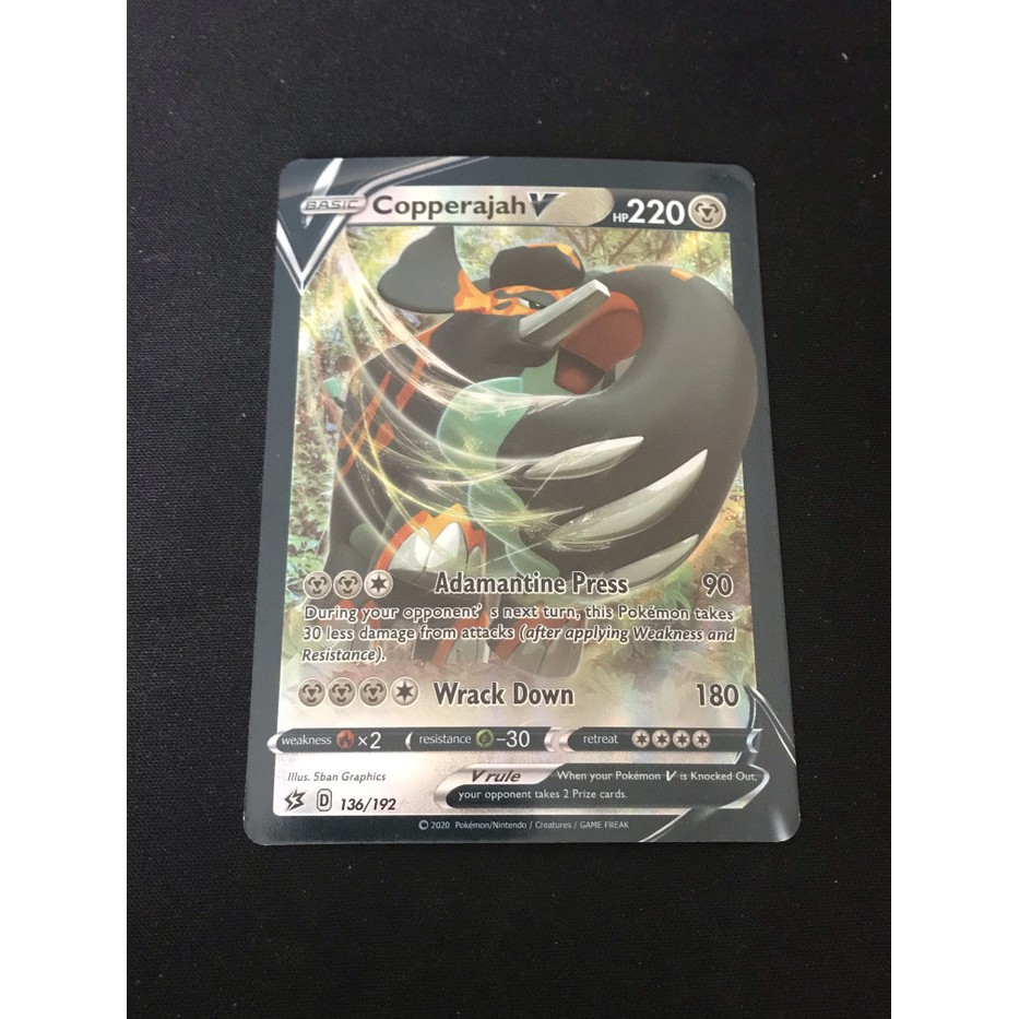 Kartu Pokemon TCG Sword and Shield Basic V Full Art Coppeajah