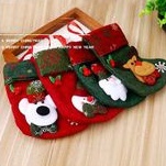 Hiasan Natal KAOS KAKI MINI SALJU CERI TK 86-89 | Dekorasi Aksesoris Christmas Pajangan Gift
