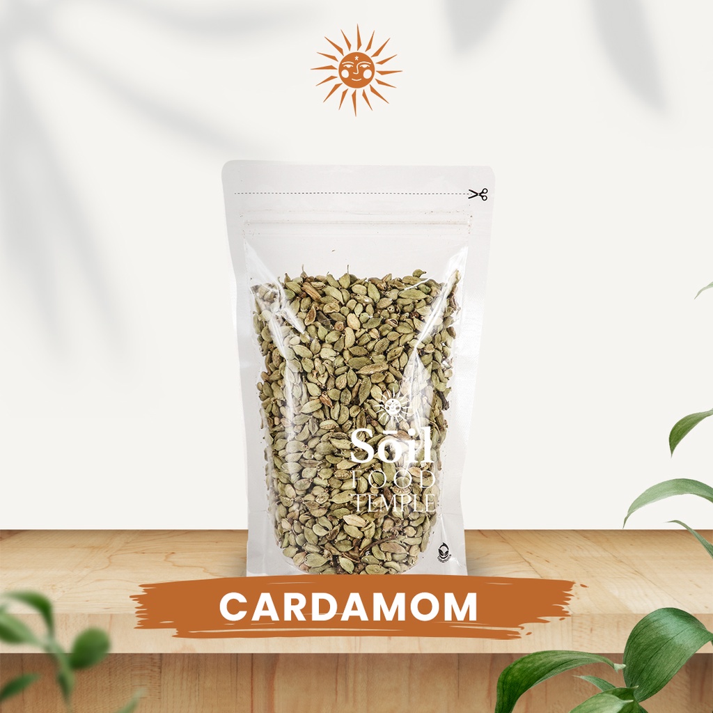 

Cardamon / Cardamom/ Kapulaga 100% Asli Bermanfaat 100gr