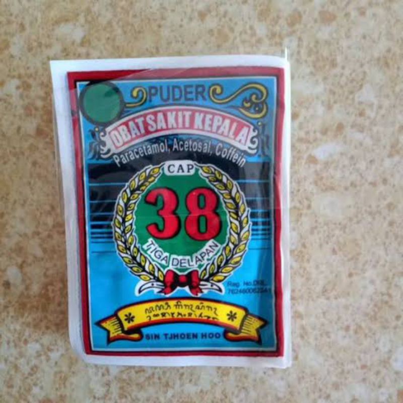 [12 pcs] Puyer 38 Sakit Kepala