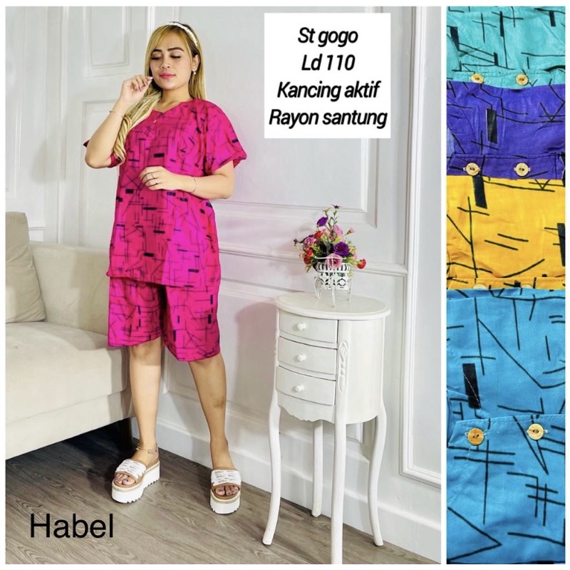 setelan rayon setelan gogo