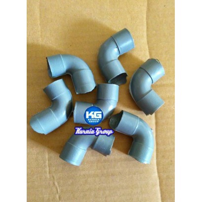 10-PCS KNEE PERALON LISTRIK 5/8 INC KENI L TEKUKAN PRALON LISTRIK ELBOW ELBO PUTIH SIKU KNE TERMURAH