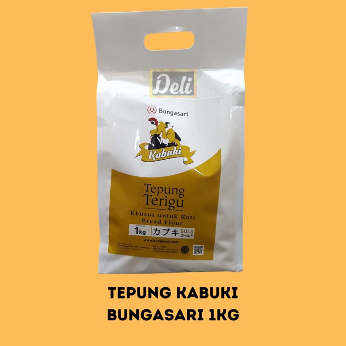 

Bungasari Kabuki Gold Tepung Terigu Premium Protein Tinggi 1kg