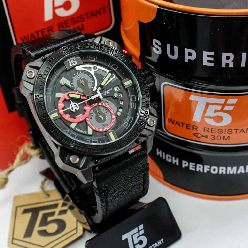 Jam tangan pria T5 H3709 original tahan air