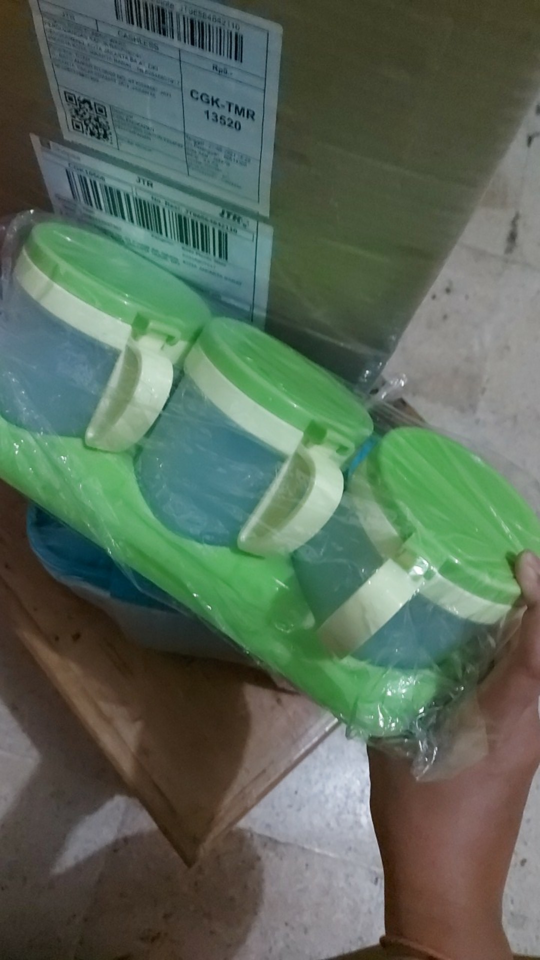 Tempat Bumbu Isi 3 Bulat Tgm1076