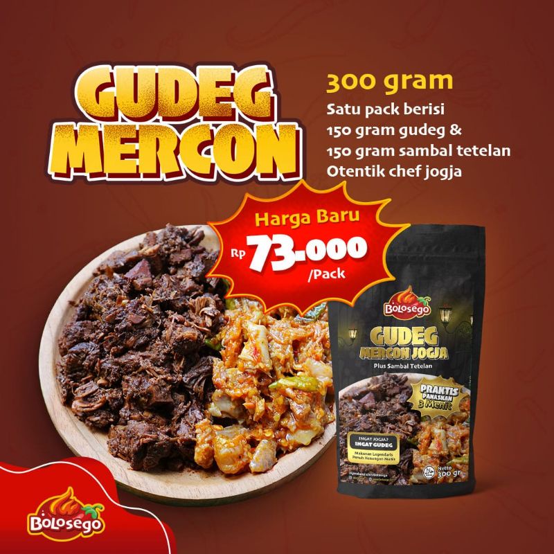 

Gudeg Mercon Bolosego 300gr