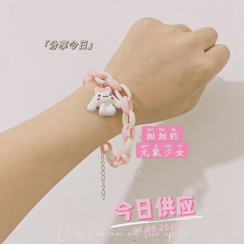 Jepang jk lembut gadis Cinnamoroll babycinnamoroll gelang wanita in pacar perempuan Mori satu pasang