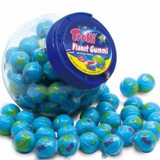

TROLLI JELLY PERMEN BUMI/PLANET DAN SOCCER KEMASAN TOPLES ISI 60