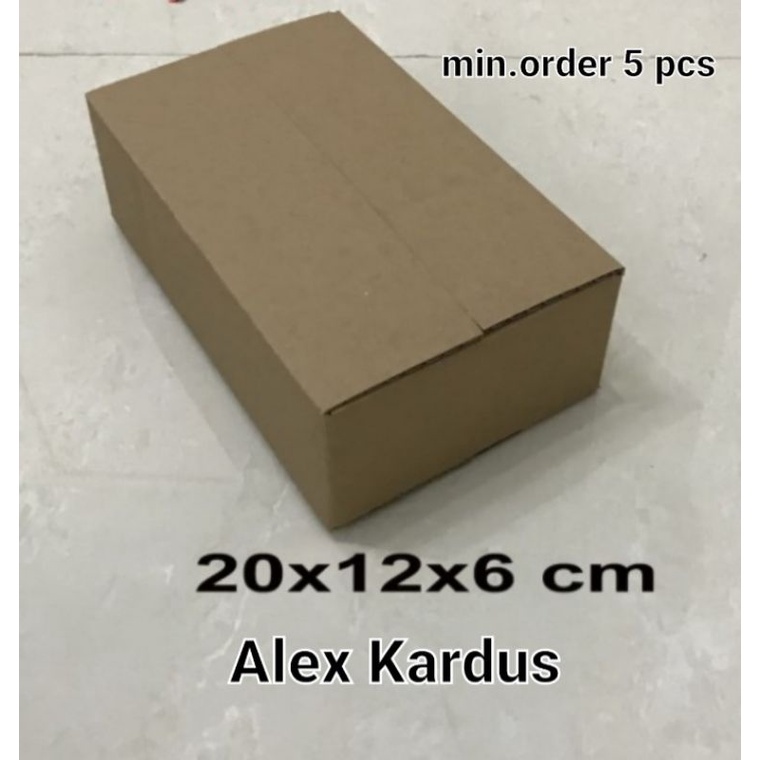 

Kardus / box / 20x12x6 cm / karton packing polos baru ST