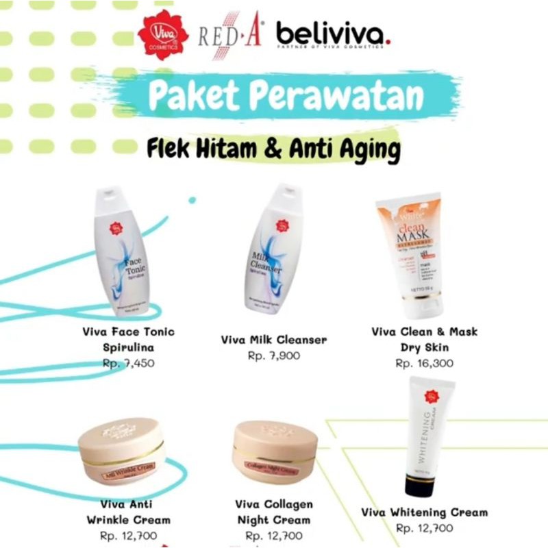 Paket Perawatan Anti Aging Flek Hitam