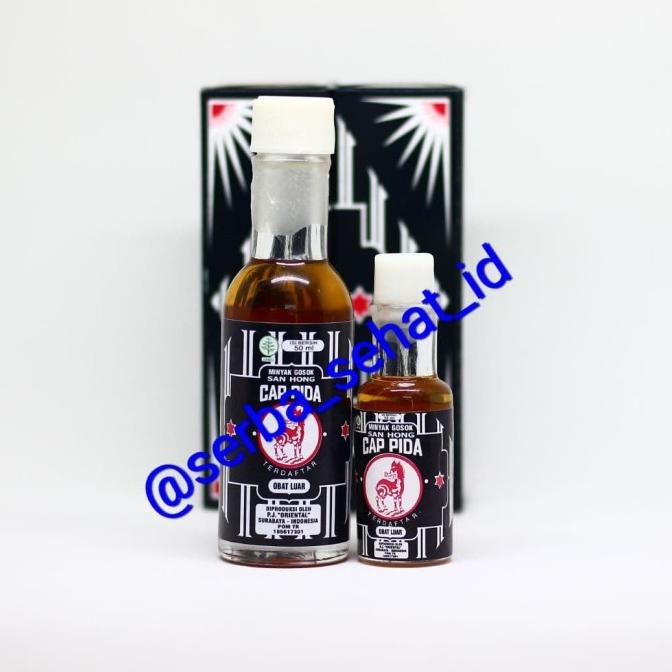 :::::::] Minyak Gosok Sanhong Cap Pida 50ml | Minyak Sanhong 50ml