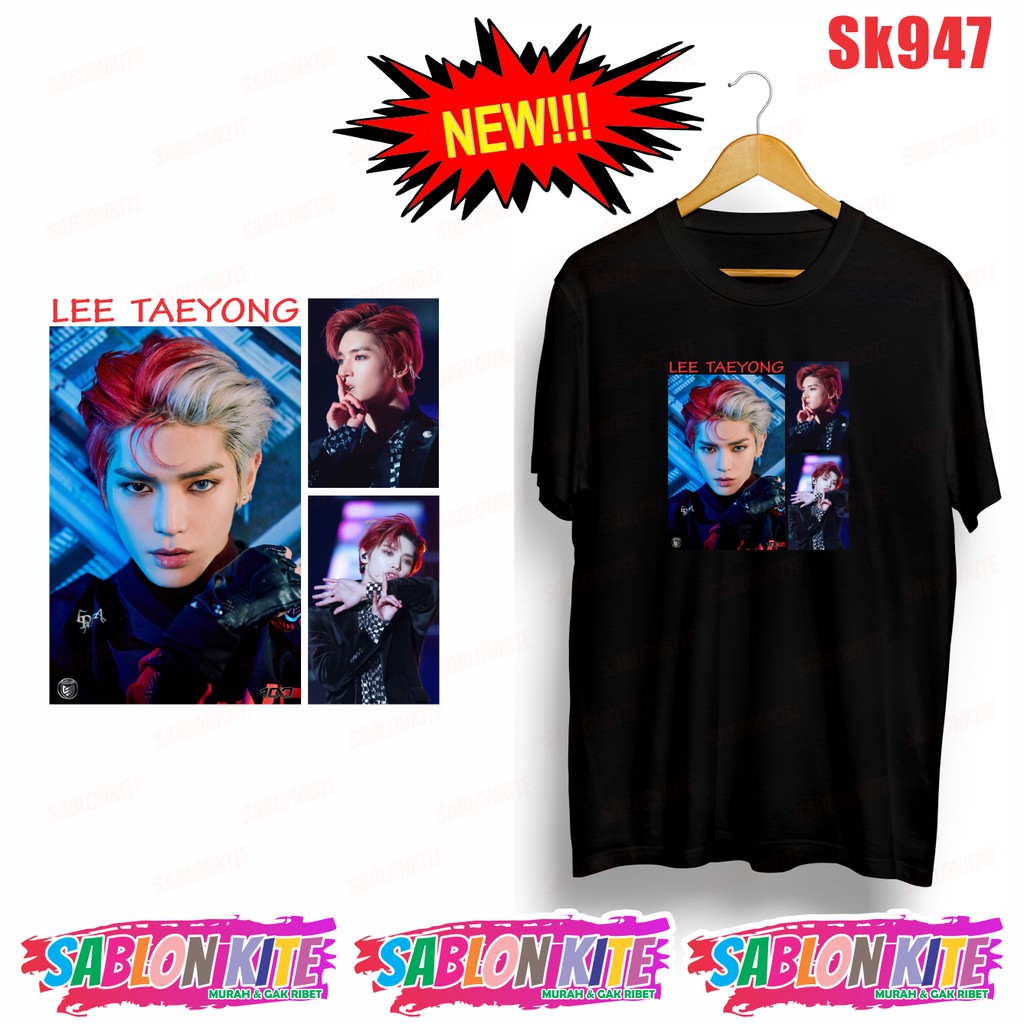 MURAH!!! KAOS LEE TAEYONG NCT SK947 UNISEX COMBED 30S UNISEX