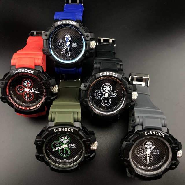 ［Ready Stock］Jam tangan sport jarum Anti AIR C-SHOCK  S1062