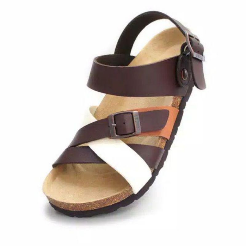 sandal pria Korea fashion ulzzang sandal hitam Roma muslim panas