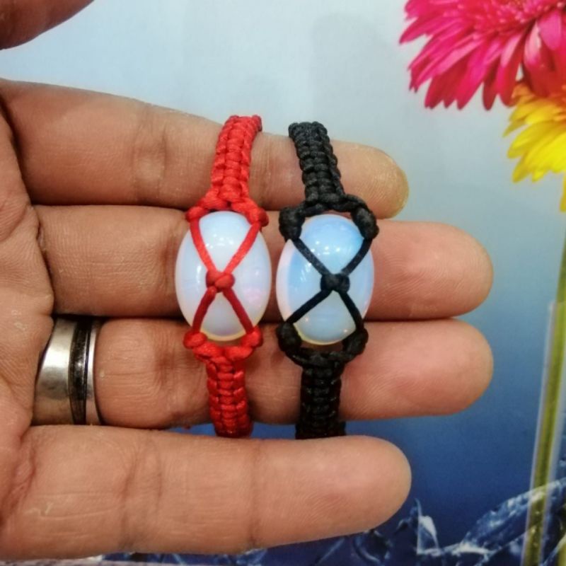 gelang batu //gelang tangan//gelang rajut