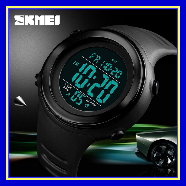 Jam Tangan Pria Fashion Megir 4,7Cm Chrono On Tanggal Aktif/Jam T EV682 Jam Tangan Pria / Skmei Dg