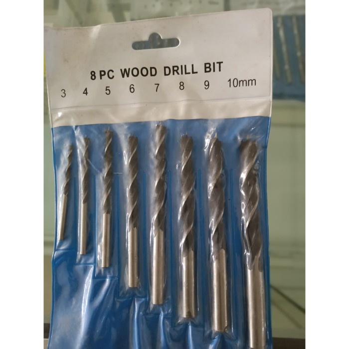 Mata Bor Kayu 1 set isi 8 pcs