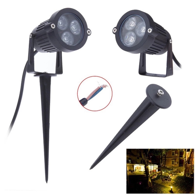 Lampu LED Taman Halaman Teras Outdoor Sorot 3W Watt Tancap Spot Spotlight Garden Park Light Lamp