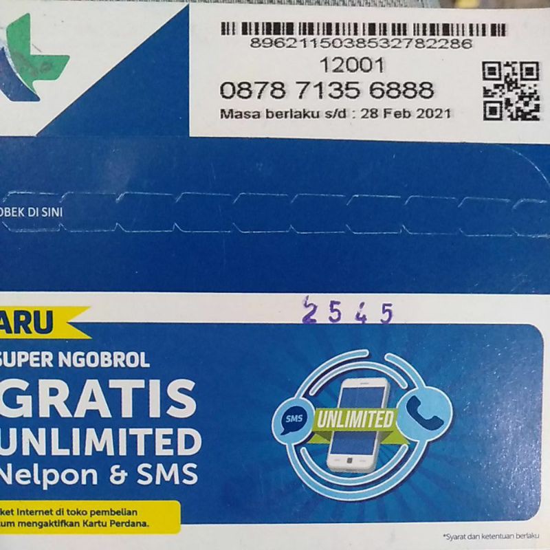 Nomor cantik XL triple 8 , 0878-7135-6888