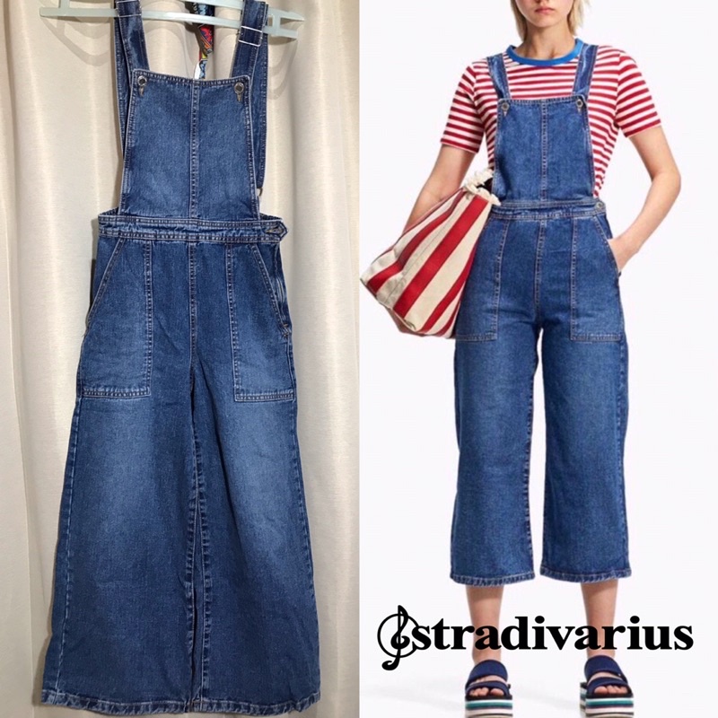 prelove overall celana kulot stradivarius