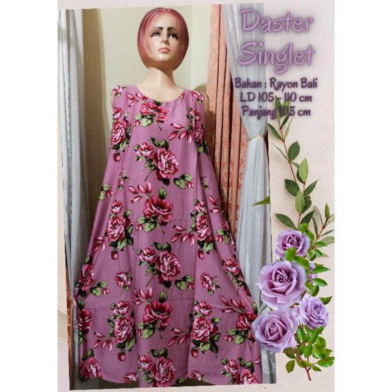 Daster Singlet//Singlet Rayon Bali //Daster Bali //Daster Kerut