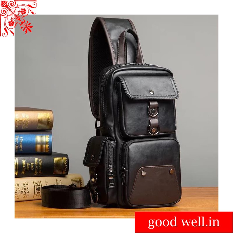 Tas Slempang Kulit Pria Selempang Premium 9852