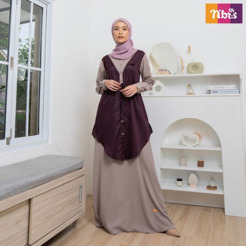 NIBRAS NB B014 • GAMIS ELEGAN NIBRAS TERBARU