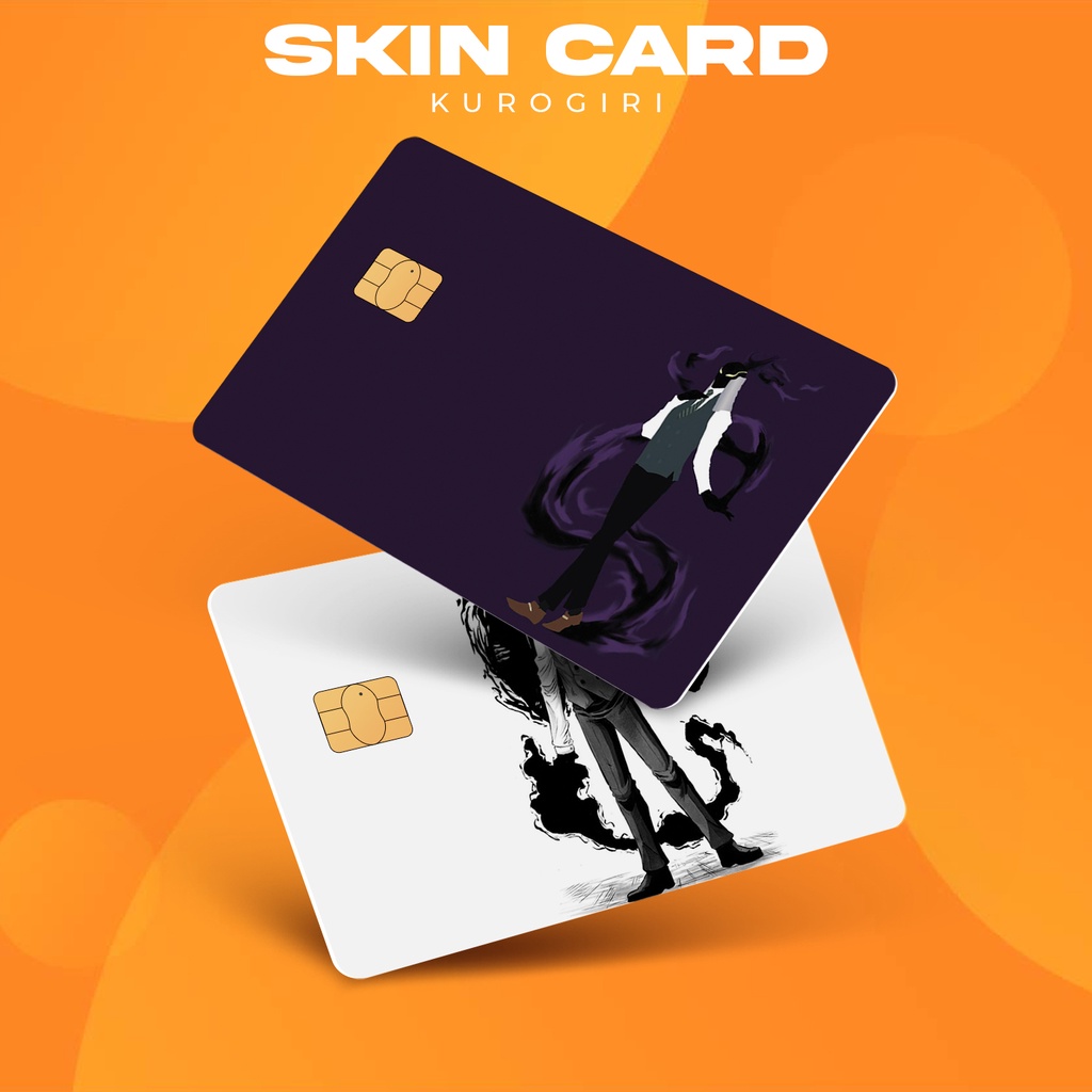 

[BM Skin Card] KUROGIRI || Garskin | Cover ATM / E - Money / Flazz - Anti Air