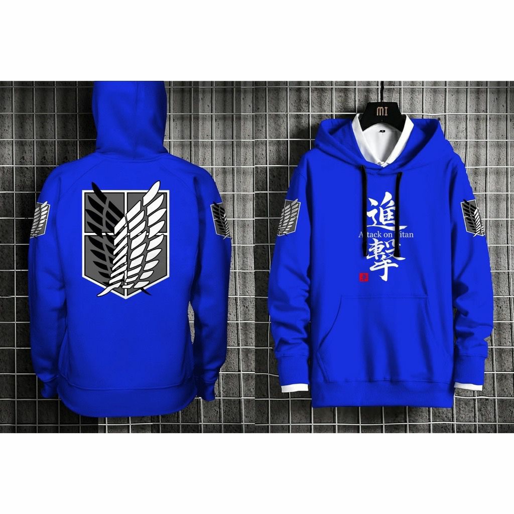 AMOSJKT28.ATASAN LENGAN PANJANG/SWEATER/JAKET/HOODIE ATTACK ON TITAN